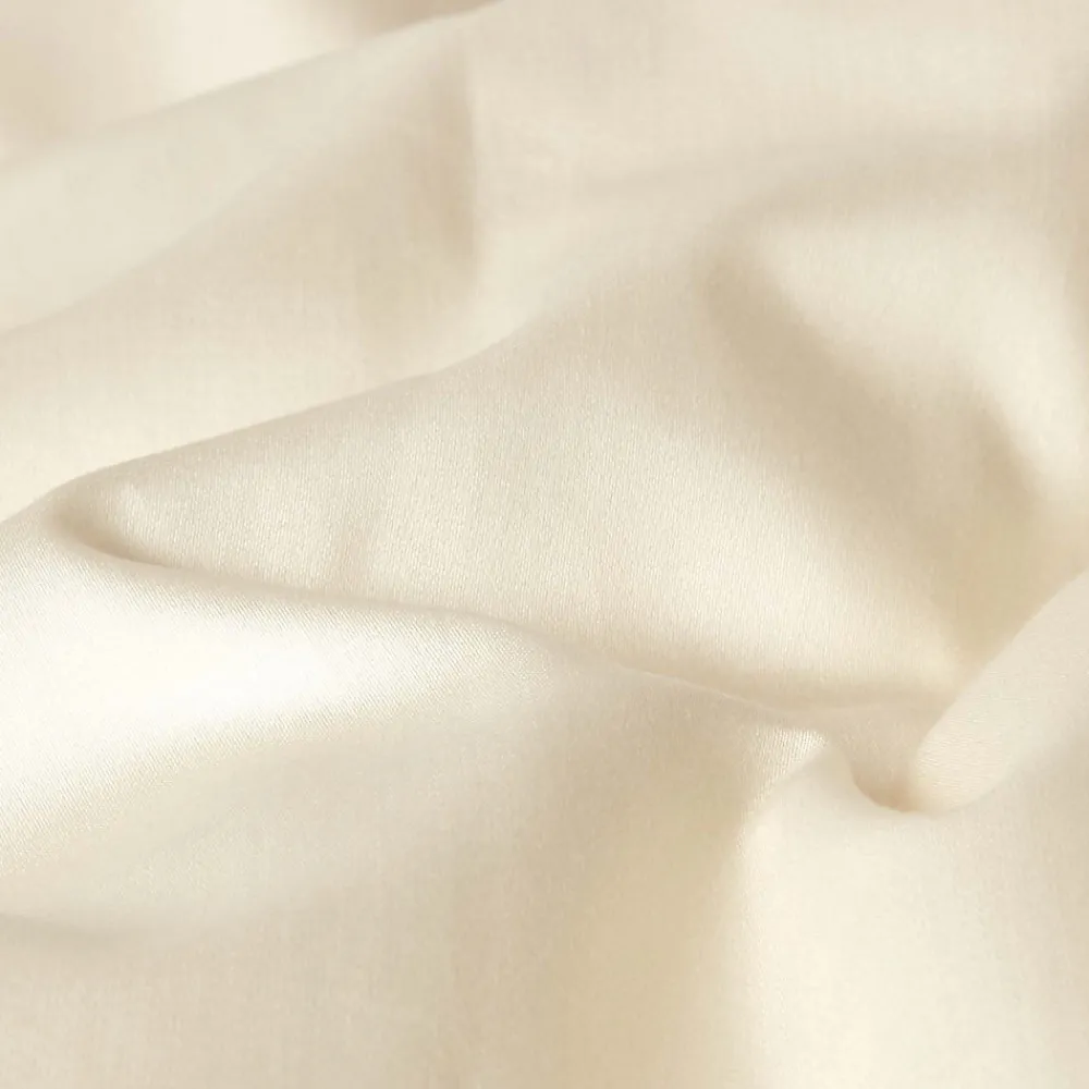 Homescapes Drap plat uni en coton égyptien bio 400 fils ècru, 240x275 cm -* Drap Plat