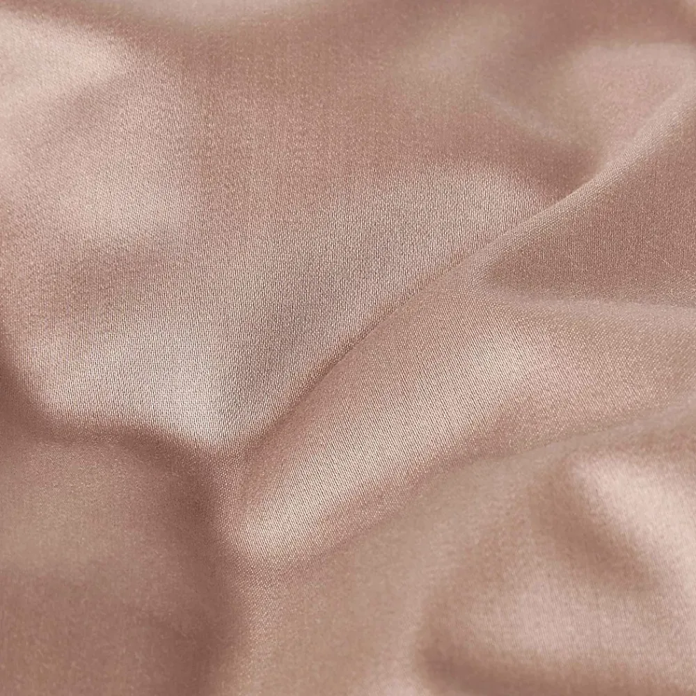 Homescapes Drap plat uni en coton égyptien bio 400 fils marron, 230x255 cm -* Drap Plat