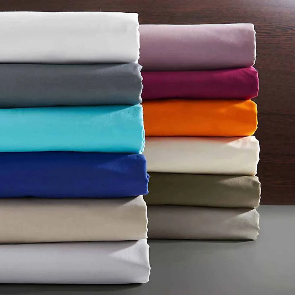 Univers Décor Drap plat Prune 180 x 290 cm 100% coton* Drap Plat