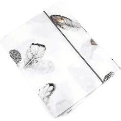 Linnea Drap plat 240x310 cm Percale pur coton PLUMES* Drap Plat