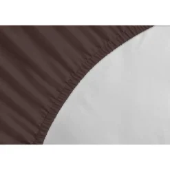 Drap-housse - - LH71599 - 160x200+25 cm - Marron><noscript><img width=