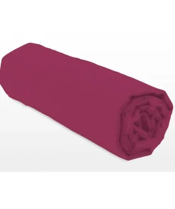 Drap-housse - - LH71617 - 90x190+25 cm - Fuchsia>Lovely Home New