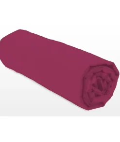 Lovely Home Drap-housse - - LH71615 - 160x200+25 cm - Fuchsia* Drap Housse|Drap Housse