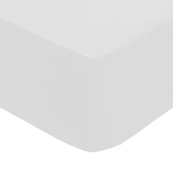 Drap-housse - percale - blanc - 90x190 cm - Atmosphera>Atmosphera Créateur D'Intérieur New