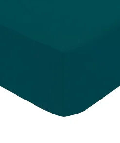 Atmosphera Créateur D'Intérieur Drap-housse - percale - bleu - 140x190 cm - Atmosphera* Drap Housse|Drap Housse