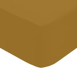 Drap-housse - percale - mordoré - 180x200 cm - Atmosphera>Atmosphera Créateur D'Intérieur Hot
