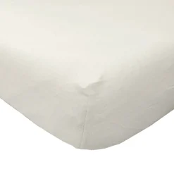 Homescapes Drap-housse crème en flanelle grand bonnet 180 gm² - 90 x 190 cm -* Drap Housse|Drap Housse