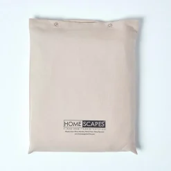 Homescapes Drap-housse en lin lavé beige - 140 x 190 cm -* Drap Housse|Drap Housse