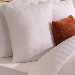 Drap-housse Isadora satin 160x200cm blanc - Atmosphera>Atmosphera Créateur D'Intérieur Online