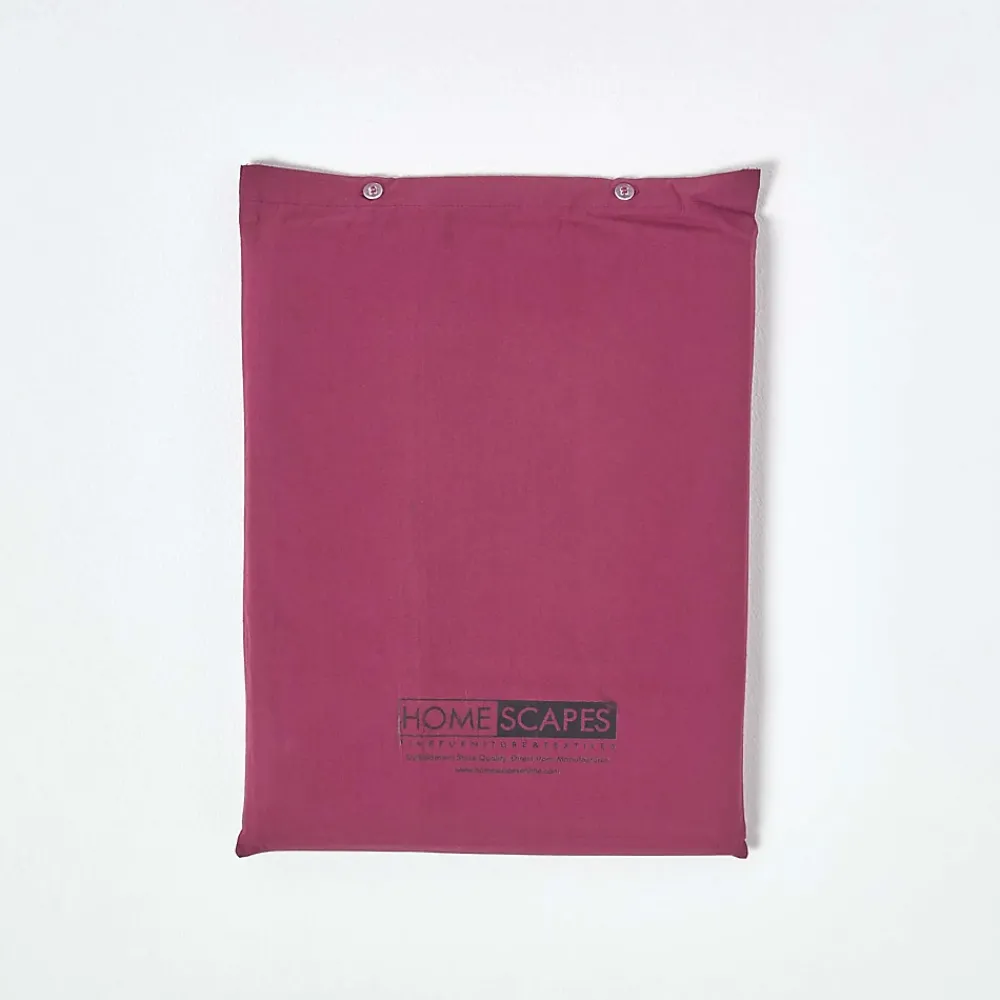 Homescapes Drap-housse prune 100% coton égyptien 200 fils 90 x 190 cm -* Drap Housse|Drap Housse