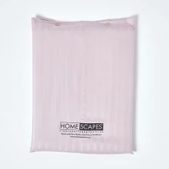 Drap-housse rayé 90 x 190 cm 100% coton égyptien 330 fils coloris violet -><noscript><img width=