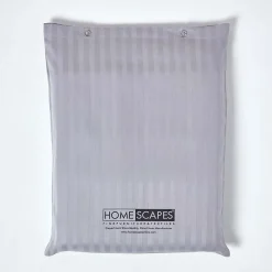 Homescapes Drap-housse rayé 120 x 190 cm 100% coton égyptien 330 fils coloris gris -* Drap Housse|Drap Housse