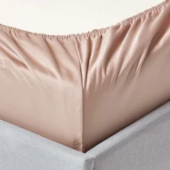 Homescapes Drap-housse uni 100 % coton égyptien 1000 fils coloris beige taupe 140 x 190 cm -* Drap Housse|Drap Housse