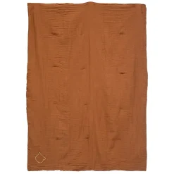 Atmosphera Créateur D'Intérieur Édredon gaze de coton 100x140 noisette* Boutis, Couvre-Lit, Édredon