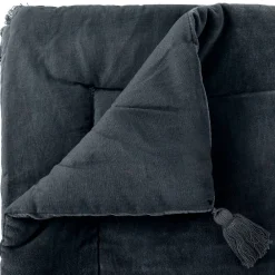 Édredon Night - coton - gris foncé - 70x180 cm - Atmosphera><noscript><img width=