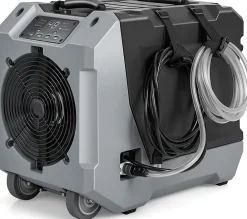 Déshumidificateur 85 L jour Déshumidificateur Mobile avec Dégivrage Automatique Minuterie 24H Tuyau de drainage Pompe Noir>Giantex Discount