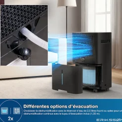 Déshumidificateur 20 litres adapté pour chambre salon cave Dehumidifier><noscript><img width=