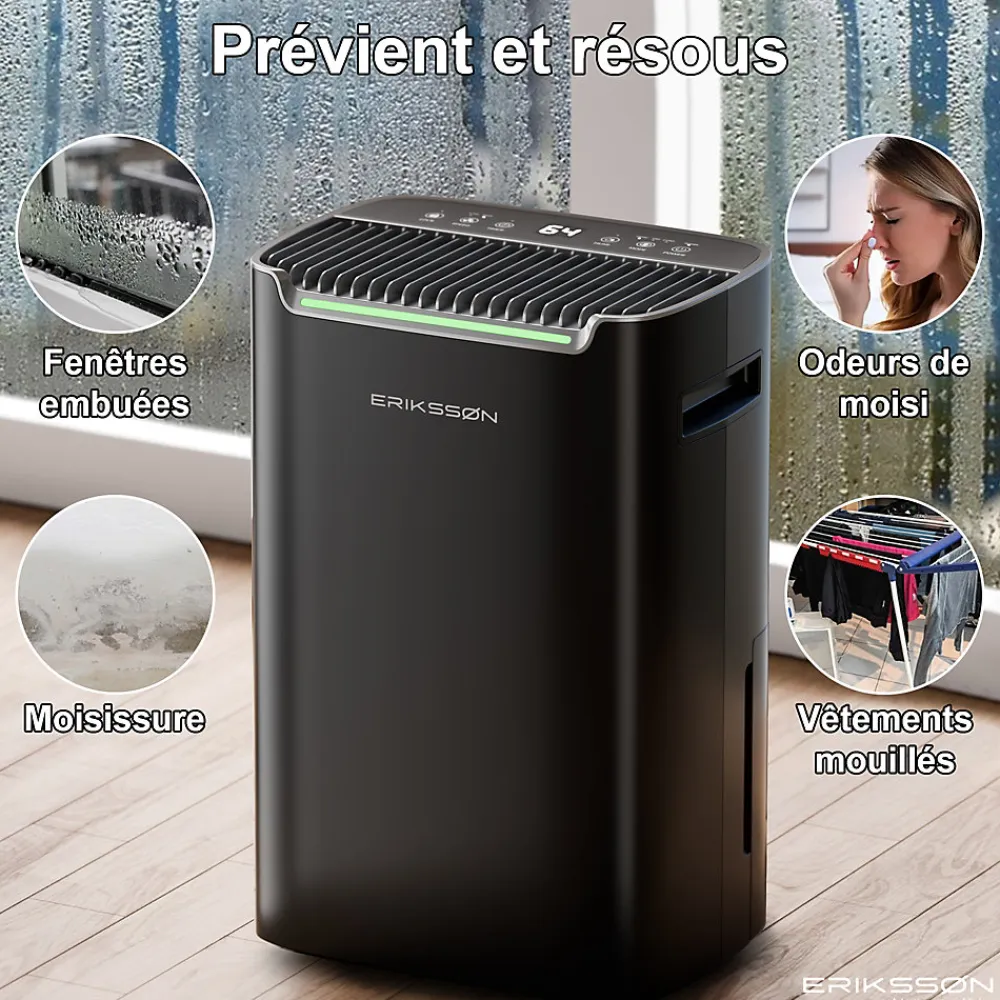 Déshumidificateur 20 litres adapté pour chambre salon cave Dehumidifier>Eriksson Clearance