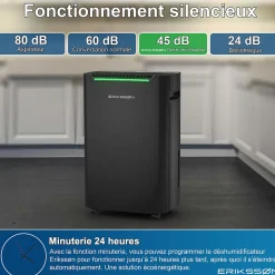 Déshumidificateur 20 litres adapté pour chambre salon cave Dehumidifier><noscript><img width=