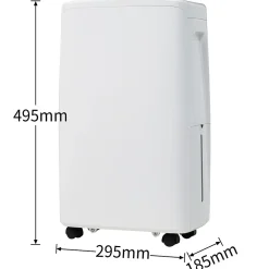 Déshumidificateur 12 L/jour pour 15 m², 3 en 1, Purificateur d'air et Sèche-linge, Réservoir 1,5 L, Timer 24 h, Écran LED><noscript><img width=