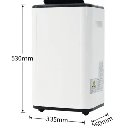 ProximaX Déshumidificateur 25 L/jour pour 26 m², 3-en-1, séchage du linge, réservoir 6 L, minuterie 24 h, écran LED* Déshumidificateur D'Air