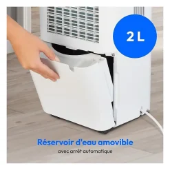 Déshumidificateur - - 12L / jour - Capacité réservoir 2L><noscript><img width=