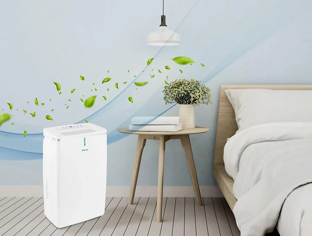 Purline Déshumidificateur avec compresseur 16 l/d* Déshumidificateur D'Air