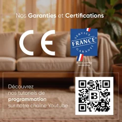 Déshumidificateur d'air - Nova 5L/jour, réservoir amovible, filtre à charbon actif, ioniseur intégré><noscript><img width=