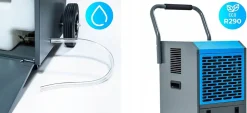 Hexwelt Déshumidificateur d'air industriel 50L/24H réservoir 5.5L absorbeur d'humidité 1 pièce.* Déshumidificateur D'Air