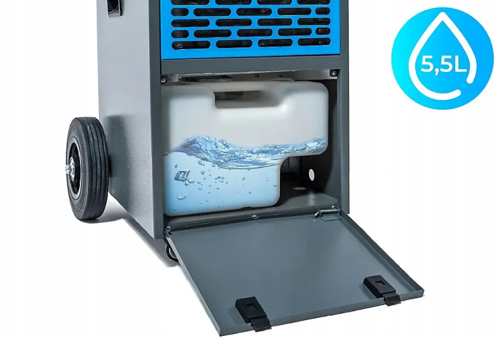 Hexwelt Déshumidificateur d'air industriel 50L/24H réservoir 5.5L absorbeur d'humidité 1 pièce.* Déshumidificateur D'Air