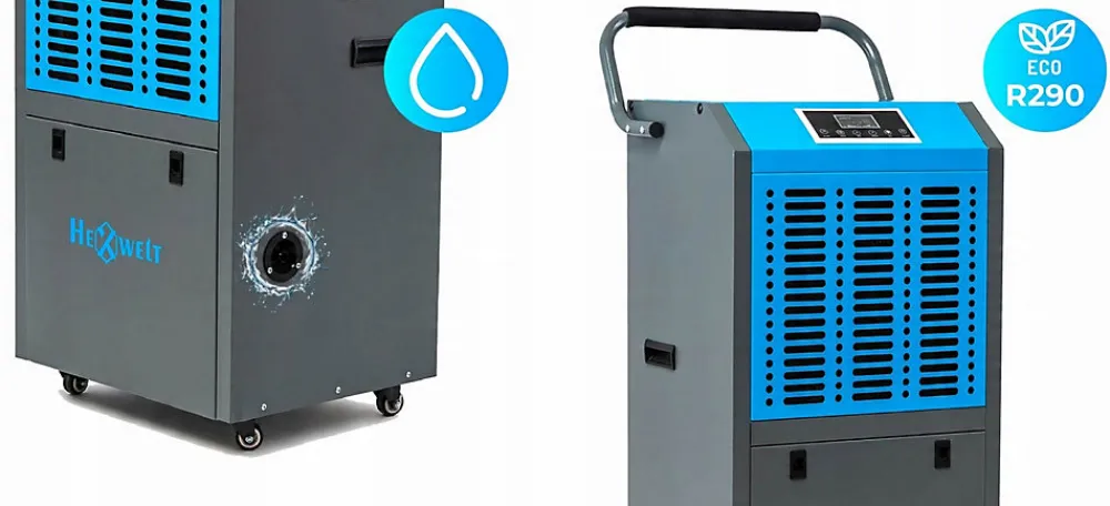 Déshumidificateur d'air industriel 138L/24H réservoir 10L absorbeur d'humidité 1 pièce.>Hexwelt Sale
