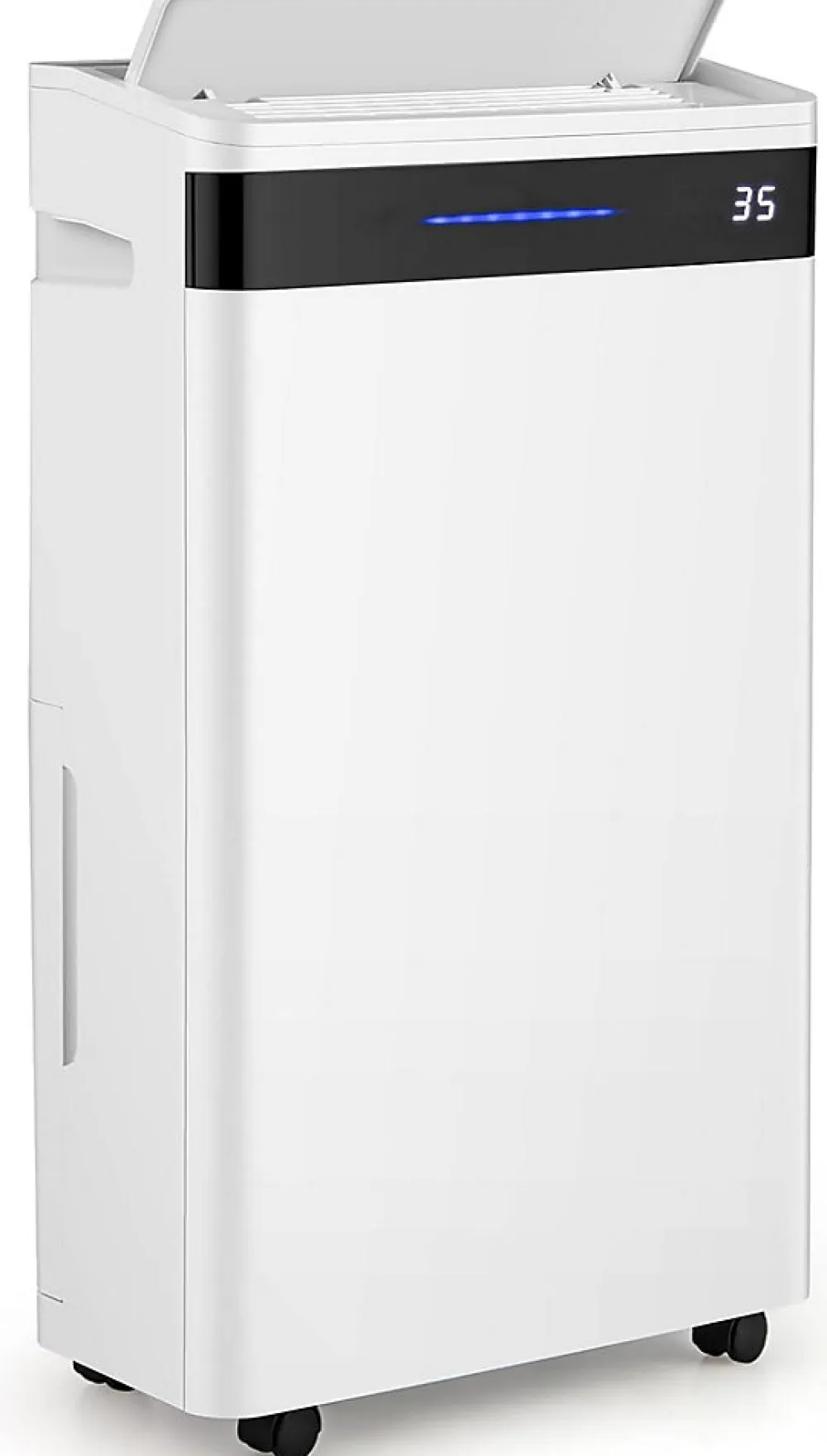 Déshumidificateur d'air 28,5L/Jour, 4 Modes, Réservoir d'Eau 5,5L, Minuterie 0-24H, avec Roues pour Chambre, Salon 35m²>Giantex Discount