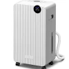 Déshumidificateur d'air 12L/jour mobile silencieux réservoir 2,1L timer 24H écran LED témoin d'humidité filtre lavable>Homcom Best