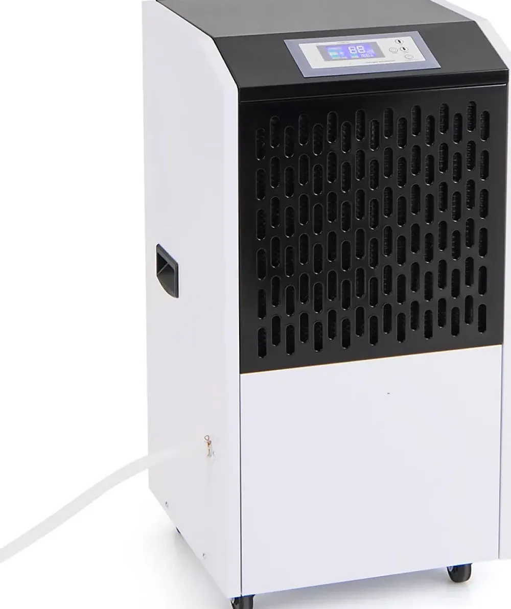 Giantex Déshumidificateur Industriel1300W,118L, Contrôle Humidité,avec 4 Roues, Minuterie 0-24H, pour Entrepôts et Caves* Déshumidificateur D'Air