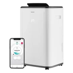 Déshumidificateur mobile intelligent - - SDH 2028WH - 360 W - 20 L/jour - Réservoir : 6 L - 2 vitesses - Blanc>Sencor Hot