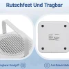 Nettlife Déshumidificateur 1400 ml avec minuterie et d'ambiance (blanc)* Déshumidificateur D'Air