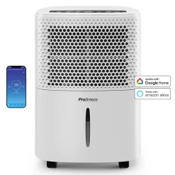 Déshumidificateur 12L avec humidistat intégré et contrôle via application intelligente>Pro Breeze