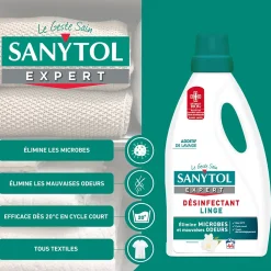 Sanytol Désinfectant linge senteur fraîche 2L* Entretien Du Textile