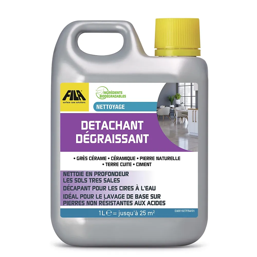 Fila Détachant dégraissant 1L pour sols* Nettoyant Pour Wc|Nettoyant Pour Cuisine