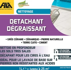 Fila Détachant dégraissant 1L pour sols* Nettoyant Pour Wc|Nettoyant Pour Cuisine