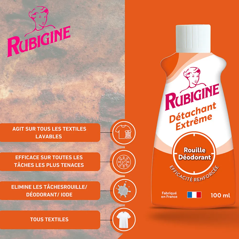 Détachant extrême anti-rouille 100ml>Rubigine