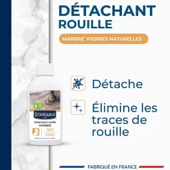 Détachant rouille marbre et pierres naturelles 250ml><noscript><img width=