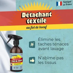Détachant textile fiel de bœuf Starwax The fabulous 500ml><noscript><img width=