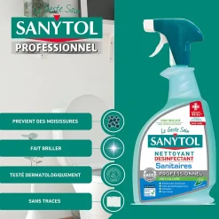 Détartrant désinfectant sanitaires eucalyptus 0,75L><noscript><img width=
