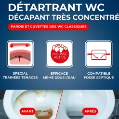 Starwax Détartrant en poudre sanitaire 1 kg* Nettoyant Pour Wc
