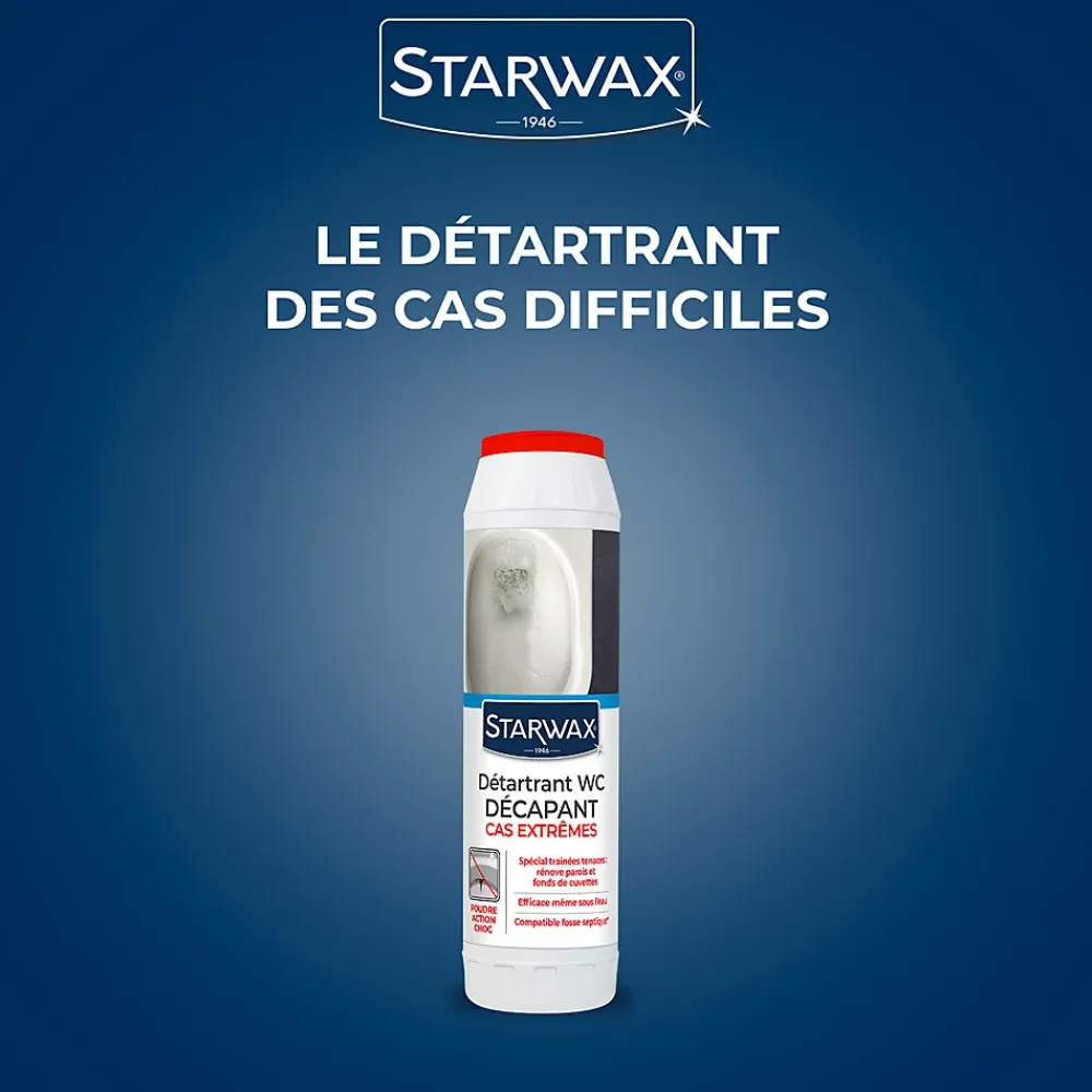 Starwax Détartrant en poudre sanitaire 1 kg* Nettoyant Pour Wc