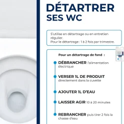 Starwax Détartrant pour WC broyeurs 2L* Nettoyant Pour Wc