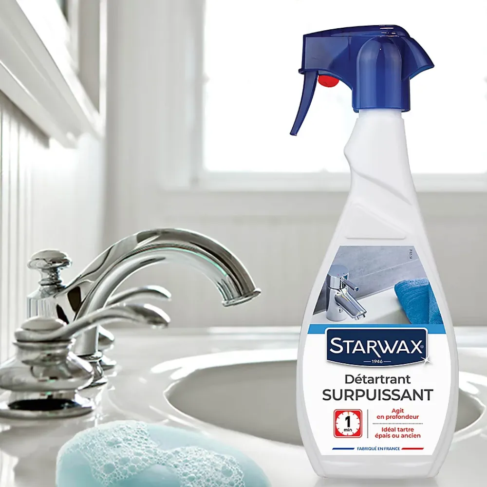 Starwax Détartrant surpuissant Salle de bains Pulvérisateur* Nettoyant Pour Salle De Bains
