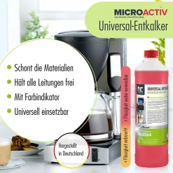 Höfer Chemie Détartrant Universel Microactiv Avec Indicateur De Couleur Pour Machines À Café Entièrement Automatiques En Bidon De 2 x 5 L* Nettoyant Pour Cuisine