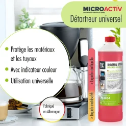 Détartrant Universel Microactiv Avec Indicateur De Couleur Pour Machines À Café Entièrement Automatiques En Bidon De 96 x 5 L><noscript><img width=
